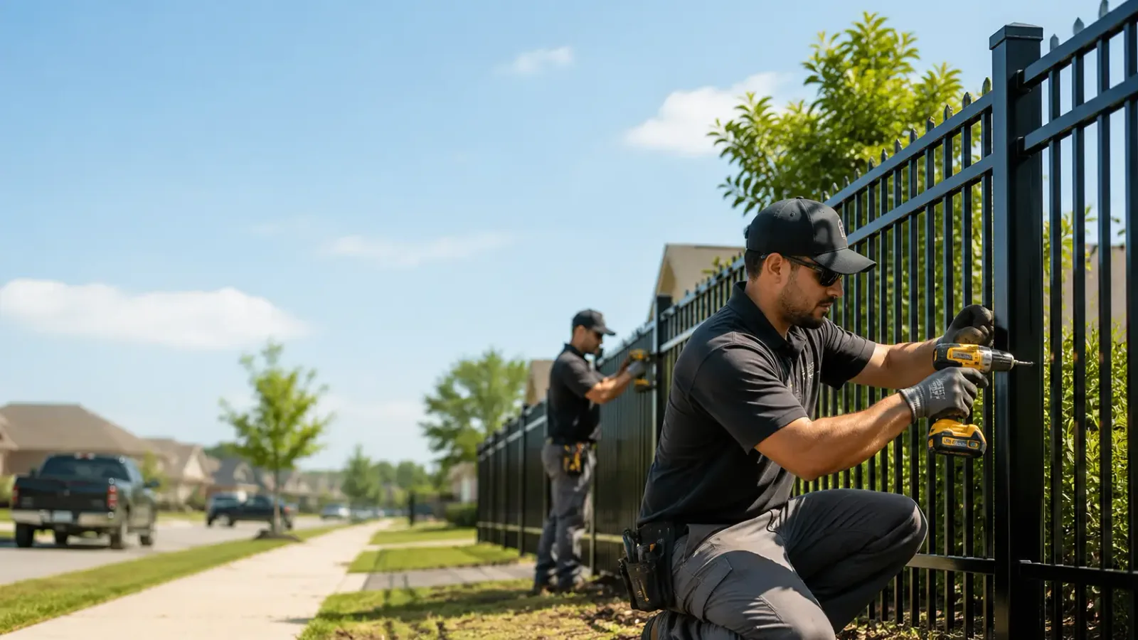 Metal Fence Installation in Boerne, TX